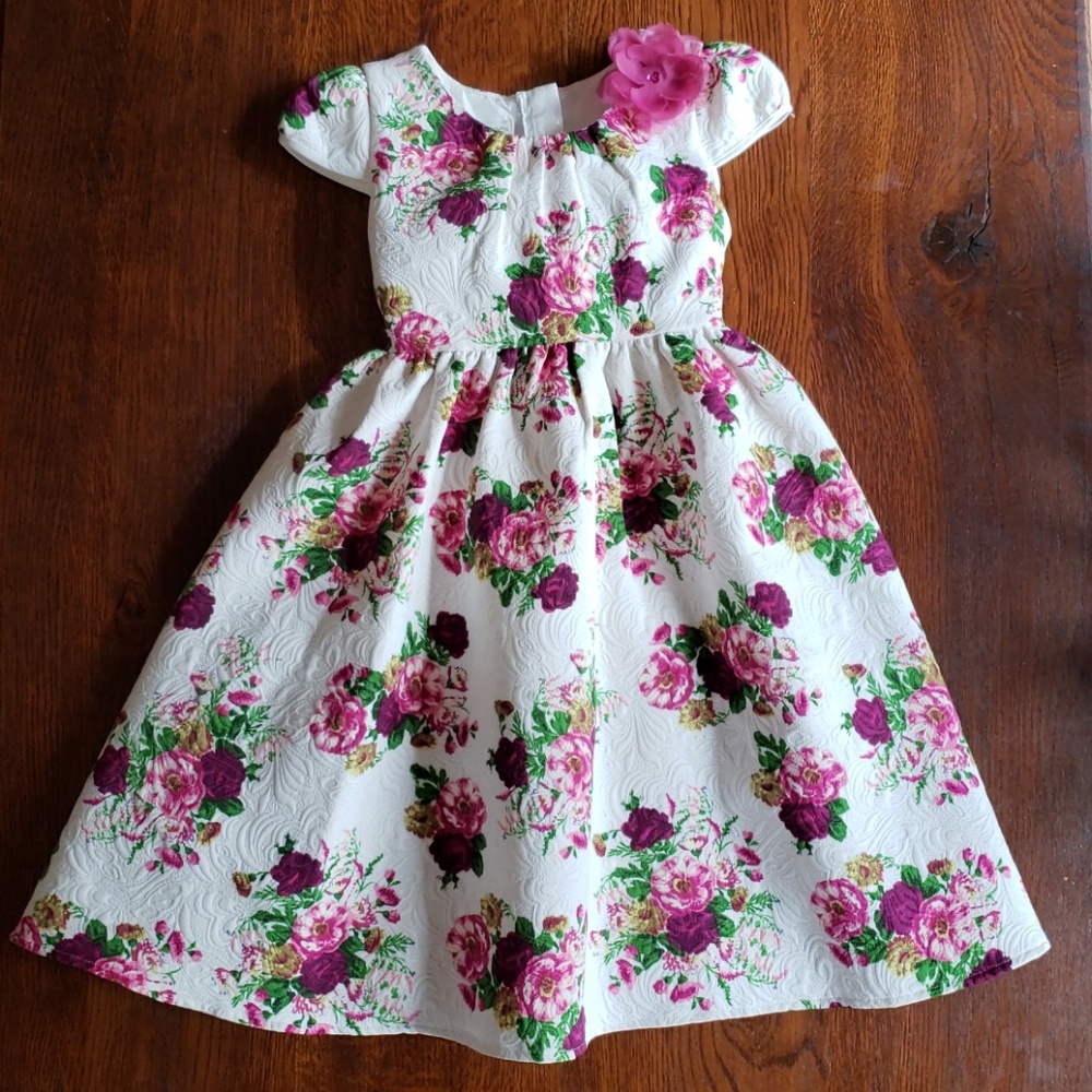 Gorgeous Jacquard Dress Girls 8